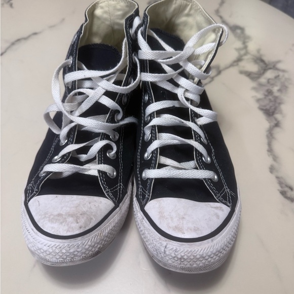 Converse Classic Black and White High-Top Sneakers - Picture 2 of 5
